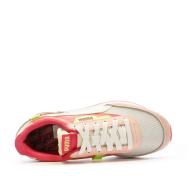 Baskets Blanches/Rose Fille Puma Future Rider vue 4