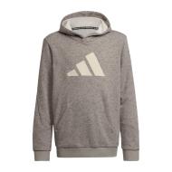 Sweat à capuche Gris Enfant Adidas U 3 Bar pas cher