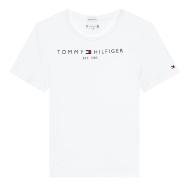 T-shirt Blanc Fille Tommy Hilfiger Essential pas cher