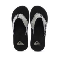 Tongs Noir/Gris Quiksilver Monkey Abyss vue 3