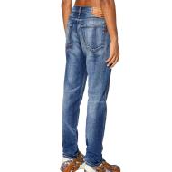 Jean Slim Fit Bleu Délavé Homme Diesel 2019 A03562 vue 2