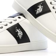 Baskets Blanches/Noires Homme US Polo ASSN High-top vue 7