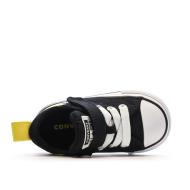 Baskets Noires/Jaunes Garçon Converse All Star Malden vue 4