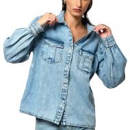Chemise Bleu Femme Kaporal MABELH pas cher