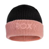 Bonnet Noir/Rose Femme Roxy Freja Beanie pas cher