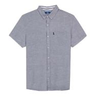 Chemise Bleu chiné Homme TBS CALEL pas cher