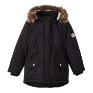 Parka Noir Fille Name it kfmace