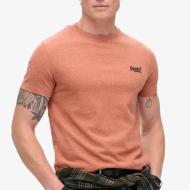 T-shirt Orange Homme Superdry Vintage Logo