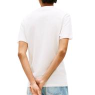 T-Shirt Blanc Homme Tommy Hilfiger Reg Linearss vue 2