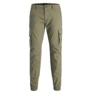 Pantalon Cargo Kaki fluide Garçon Jack & Jones Paul 111 pas cher