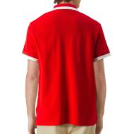 Polo Rouge Homme Tommy Hilfiger Solid vue 2