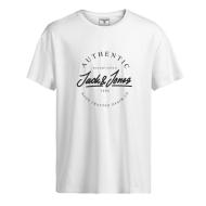 T-shirt Blanc Jack and Jones Chest pas cher