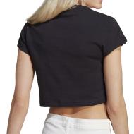 T-shirt Noir/Rose Femme Adidas Flower vue 2