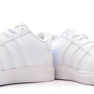 Baskets Blanches Mixte Adidas Grand Court 2.0 K vue 7
