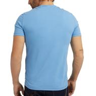 T-shirt Bleu Homme Guess Rusty vue 2