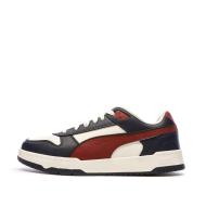 Baskets Noires/Blanches/Rouges Homme Puma Rbd pas cher