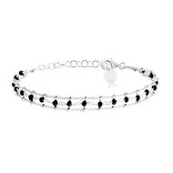 Bracelet Multi Chaînes Noir Clio Blue Noemie