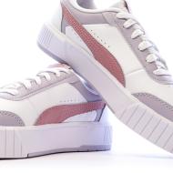 Baskets Blanches/Roses Fille Puma Carina Mia vue 7