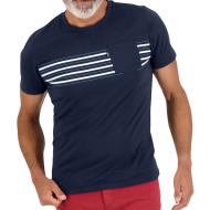 T-Shirt Marine Homme TBS Recifs