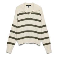 Pull Beige/Kaki Femme Vero Moda Maria pas cher