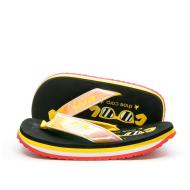 Tongs Noir/Jaune Femme Cool Shoe Original Eve