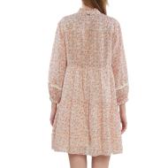 Robe Fleuries Orange/Blanc Femme Pepe jeans Pire vue 2