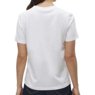 T-shirt Blanc Femme Vero Moda Paulinaa vue 2