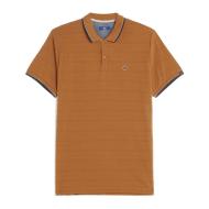 Polo Marron Homme Tbs Sediment pas cher