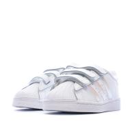 Basket Blanches Bébé Adidas SUPERSTAR CF I vue 6