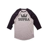 T-shirt homme manche 3/4 Supra Above gris pas cher