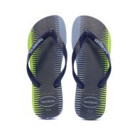 Tongs Marine/Vert Homme Havaianas Trend Logo vue 3