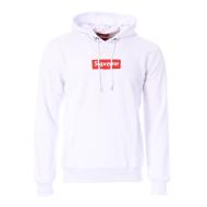 Sweat à Capuche Blanc Homme Supreme Grip Manuel