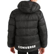Doudoune Noires Garçon Converse Puffer Black vue 2