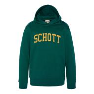 Sweat à capuche Vert Junior Schott Swh800