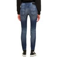 Jean Boyfriend Bleu Femme Diesel Krailey vue 2