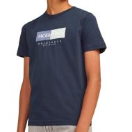 T-shirt Marine Garçon Jack & Jones Deriksberg