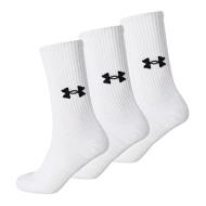 X3 Paires de Chaussettes Blanches Homme Under Armour Unisex pas cher