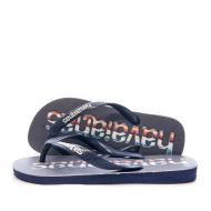 Tongs Marine Homme Havaianas Logomania Print pas cher