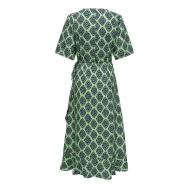 Robe longue Vert Fluo Femme Only Leah vue 2