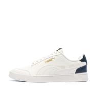 Baskets Blanche/Doré/Bleu Homme Puma Shuffle pas cher