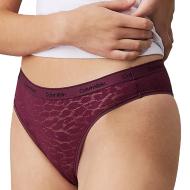 Tanga Violet Femme Calvin Klein Jeans Brazilian pas cher