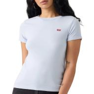 Lot de 2 T-shirts Blanc/Bleu Femme Levi's 2pack Essential vue 3