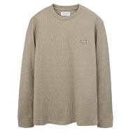 Teddy Smith Waffle Khaki Sweater affordable