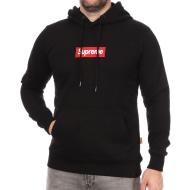 Sweat à Capuche Noir/Rouge Homme Supreme Grip SUP-Diego pas cher