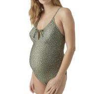Maillot de bain de Grossesse Kaki Femme Mamalicious Panilla pas cher