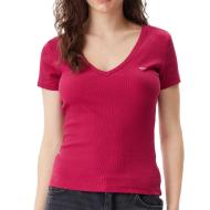 T-Shirt Rose Fushia Femme Tommy Hilfiger Essential