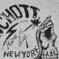 T-shirt Gris Homme Schott Tom21 vue 3