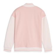 Veste Rose Fille Puma Sweater vue 2