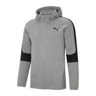 Sweat zippé Gris Homme Puma Evostripe Core pas cher