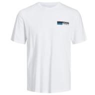 T-shirt Blanc Homme Jack & Jones Whcorp vue 3